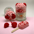 Strawberry Crunch Cake Candle.13 oz. Large Dessert Candle