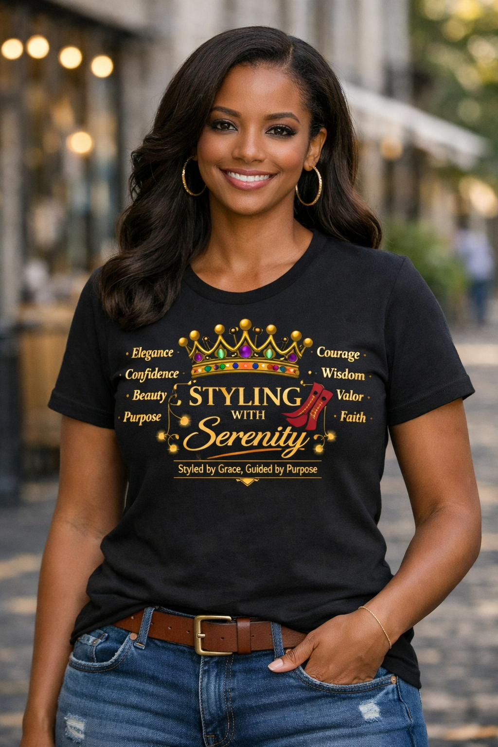 Styling with Serenity – Women’s Faith‑Inspired Tee
