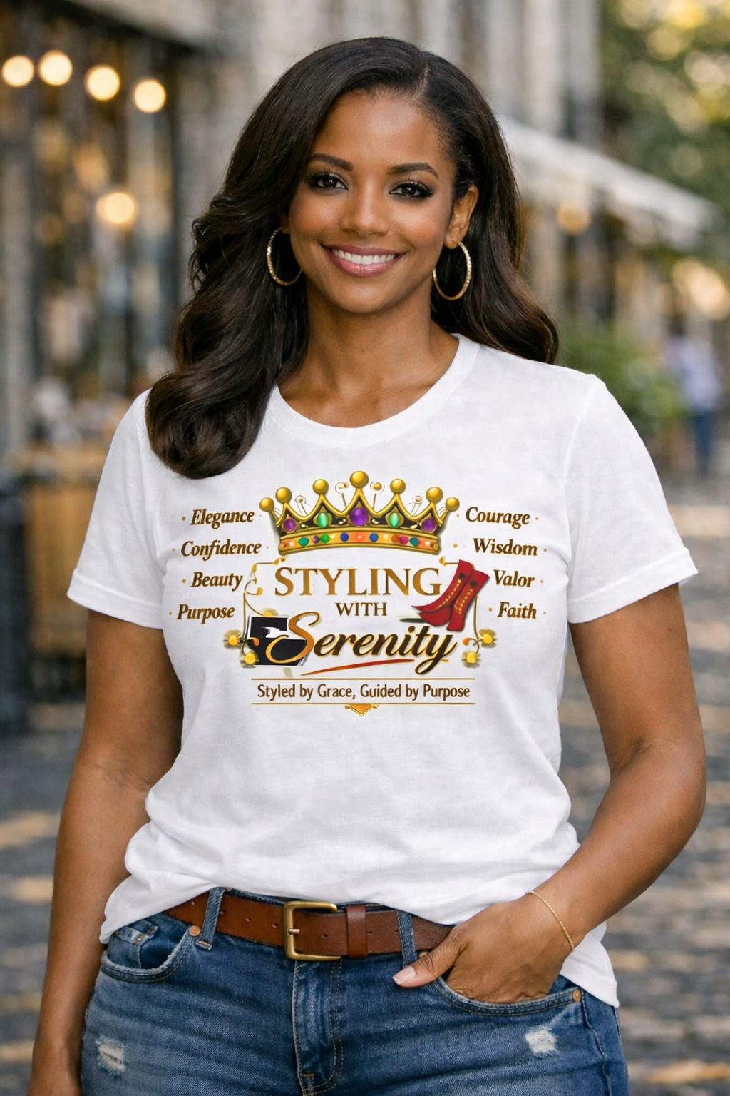 Styling with Serenity – Women’s Faith‑Inspired Tee