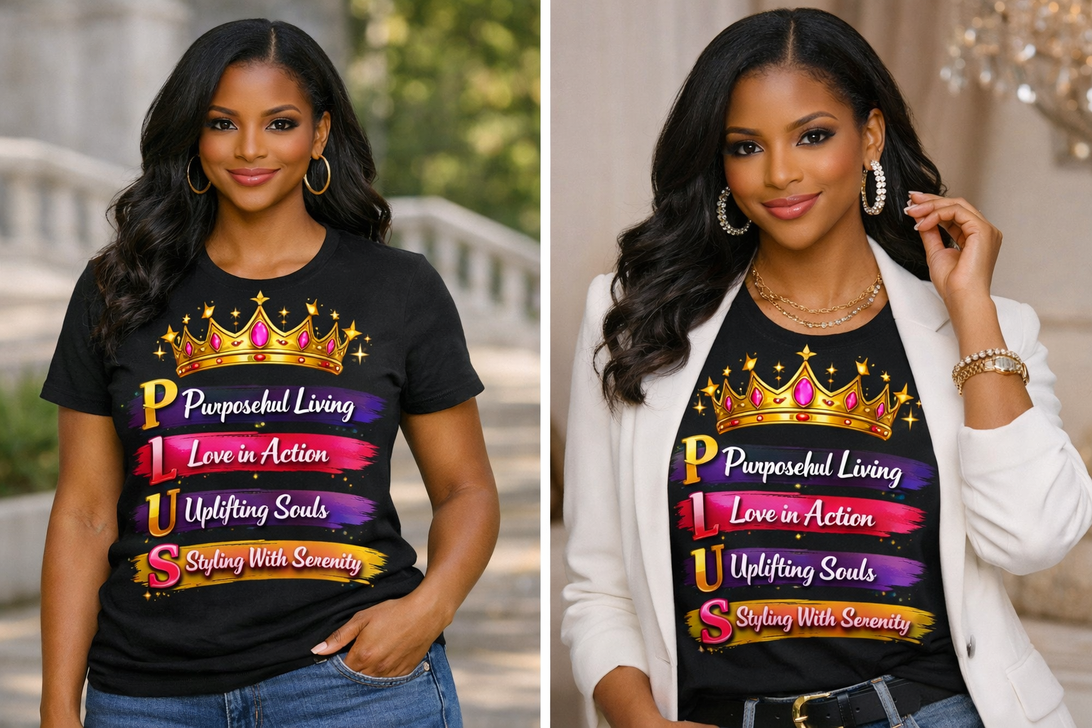 PLUS™ Crown Empowerment Tee