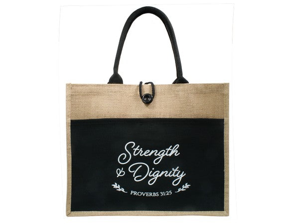 Strength and Dignity Tote